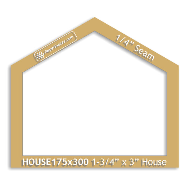 1-3/4" x 3" House