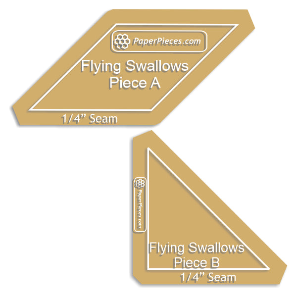 Flying Swallows by Paper Pieces®