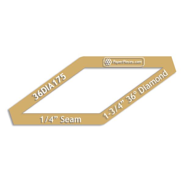 1-3/4" 36 Degree Diamonds