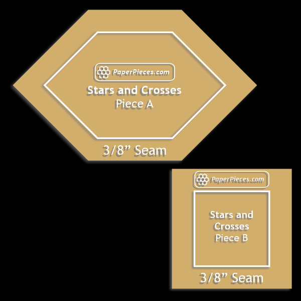 Stars and Crosses by Paper Pieces®