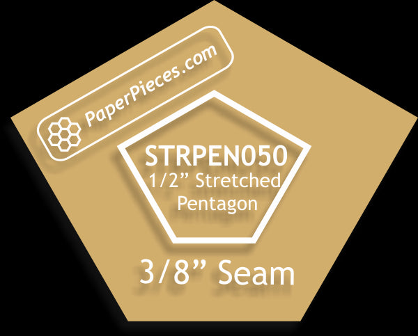 1/2" Stretched Pentagon