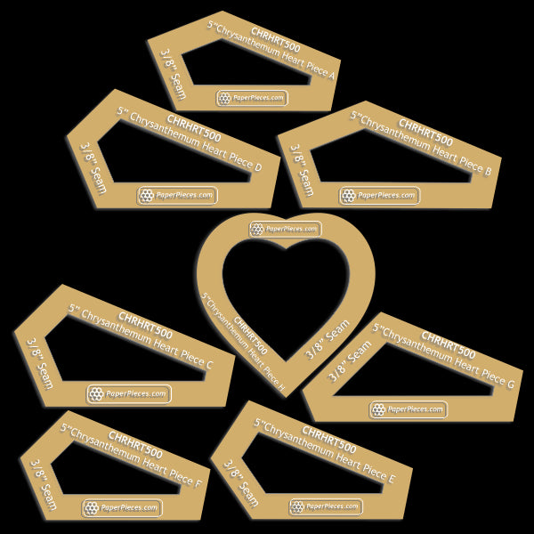 5" Chrysanthemum Heart