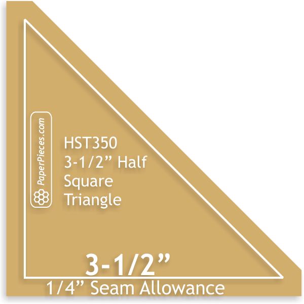 3-1/2" Half Square Triangles