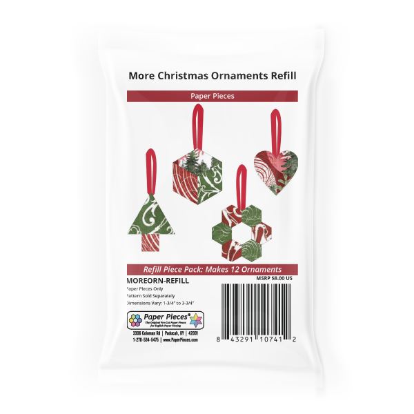 MORE Christmas Ornaments by Paper Pieces®