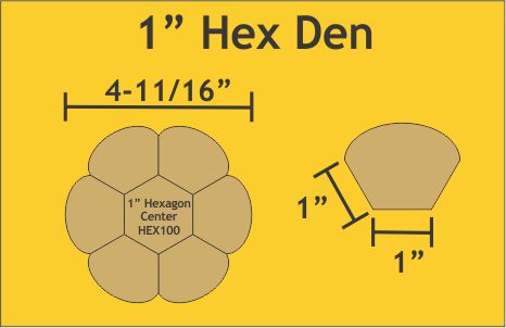 1" Hexden