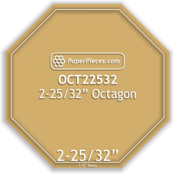2-25/32" Octagons