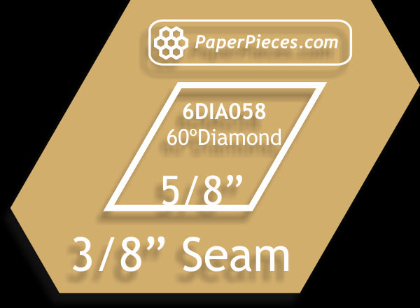 5/8" 6 Point-60 Degree Diamonds