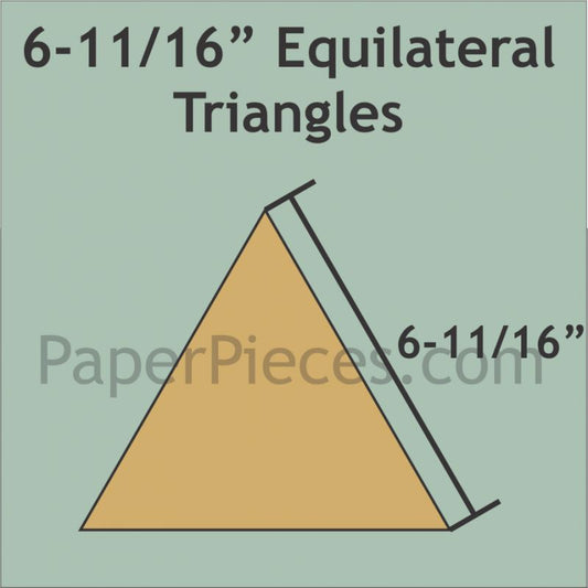 6-11/16" Equilateral Triangles