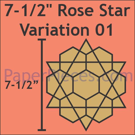 7-1/2" Rose Star Variation 01