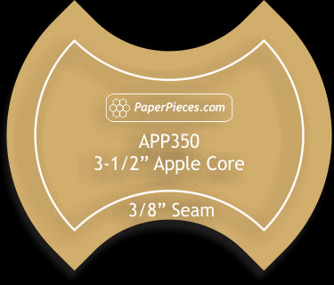 3-1/2" Apple Core