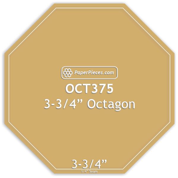 3-3/4" Octagon