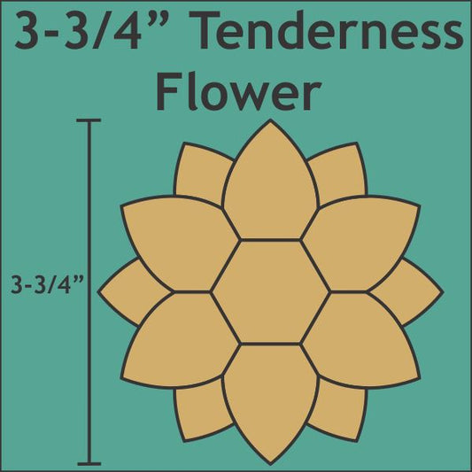 3-3/4" Tenderness Flower by Sharon Burgess
