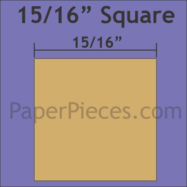 15/16" Square