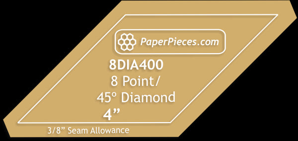 4" 8 Point Diamonds