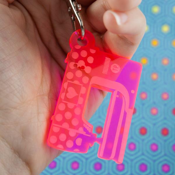 Sewing Machine Keychain by Tula Pink