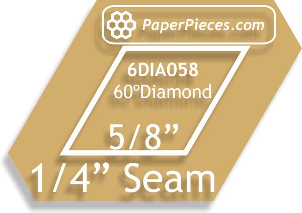 5/8" 6 Point-60 Degree Diamonds