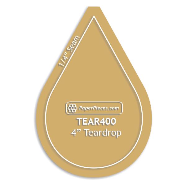 4" Teardrop