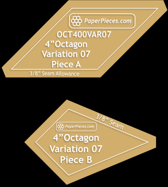 4" Octagon Block Variation 07