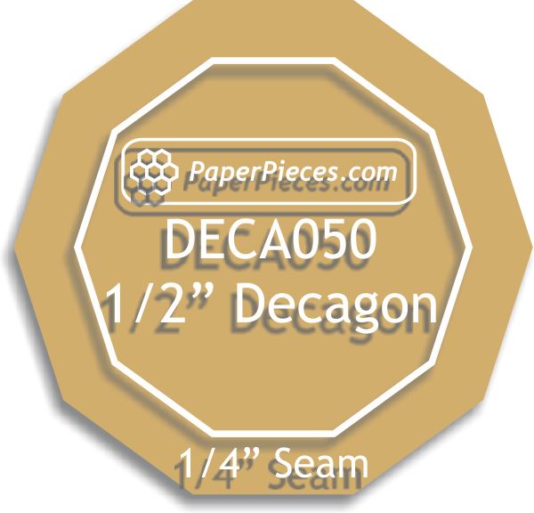 1/2" Decagon