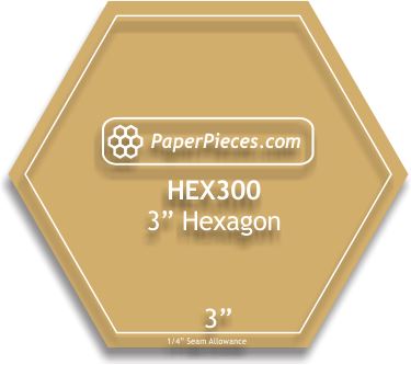 3" Hexagons