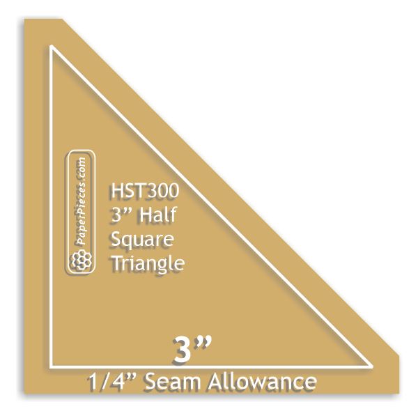 3" Half Square Triangles