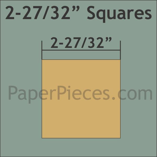 2-27/32" Squares