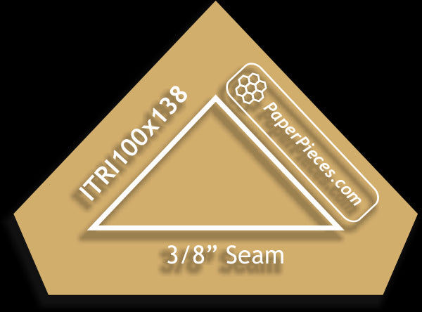 1" x 1-3/8" Isosceles Triangles