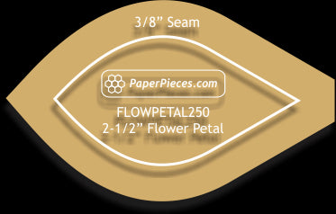 2 1/2" Flowers Petal