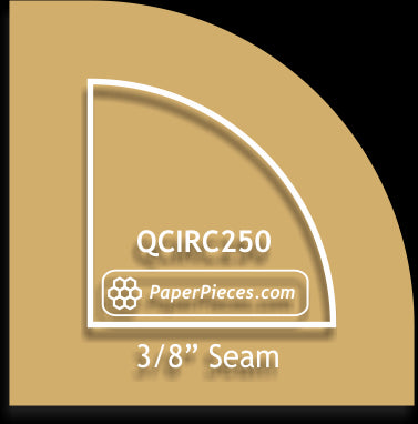 2-1/2" Quarter Circles