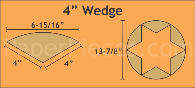 4" 6 Point Wedge