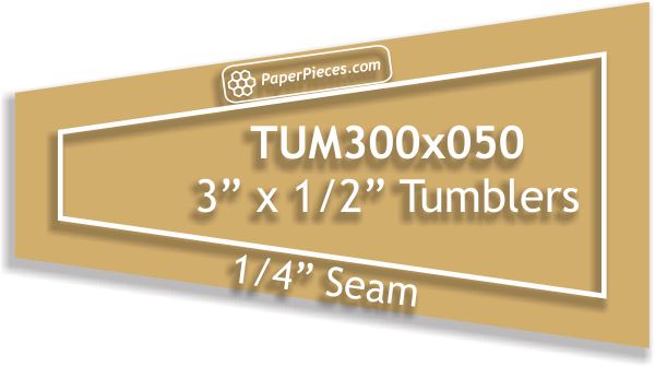 3" x 1/2" Tumblers