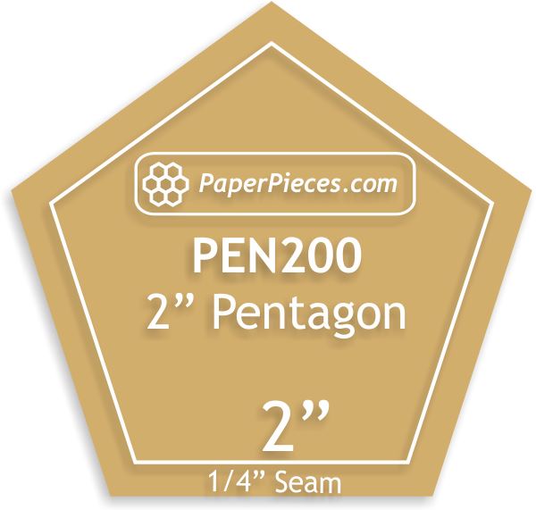 2" Pentagons