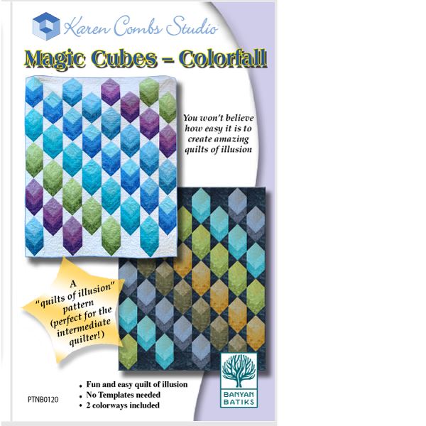 Magic Cubes - Colorfall by Karen Combs