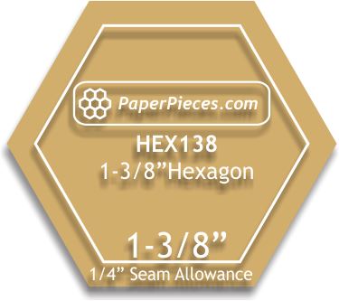 1-3/8" Hexagons