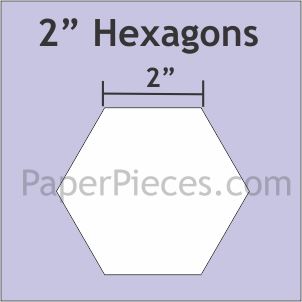 2" Hexagons