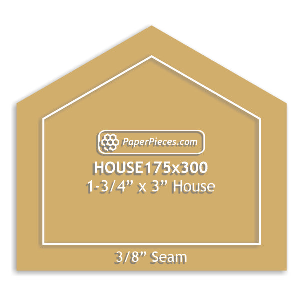 1-3/4" x 3" House