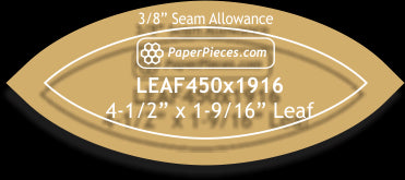 4-1/2" x 1-9/16" Leaf