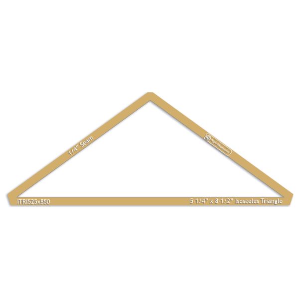 5-1/4" x 8-1/2" Isosceles Triangle