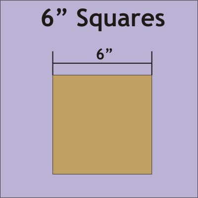 6" Squares