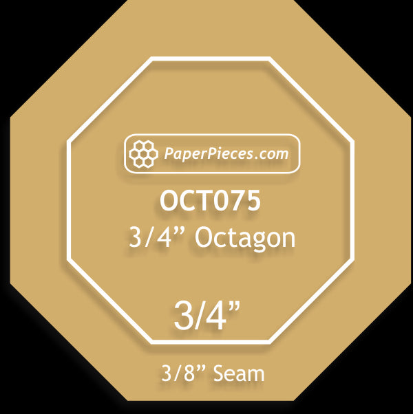 3/4" Octagons