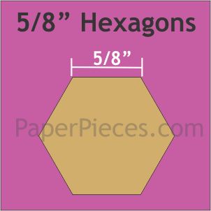 5/8" Hexagons