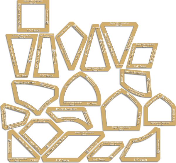 Ripple Effect Medallion by Florence Knapp