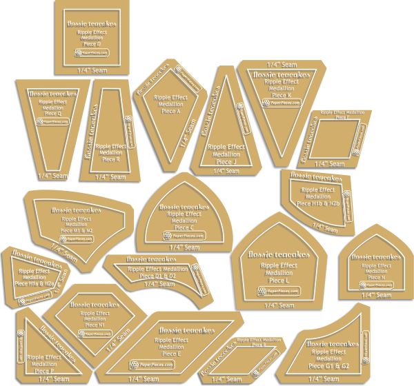 Ripple Effect Medallion by Florence Knapp