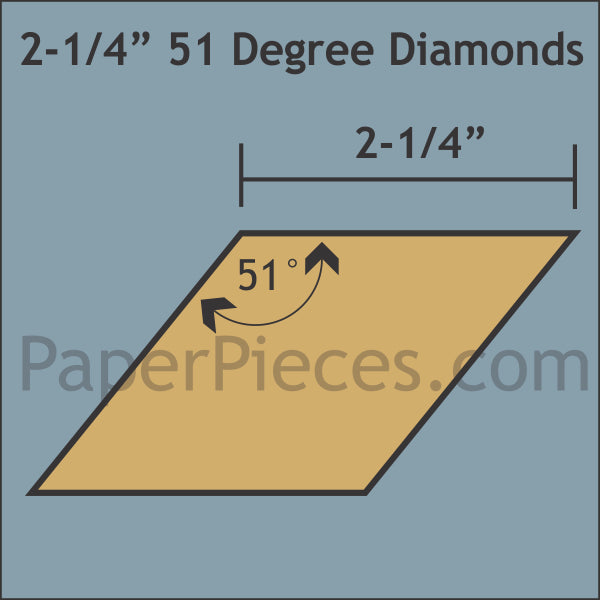 2-1/4" 51 Degree Diamond