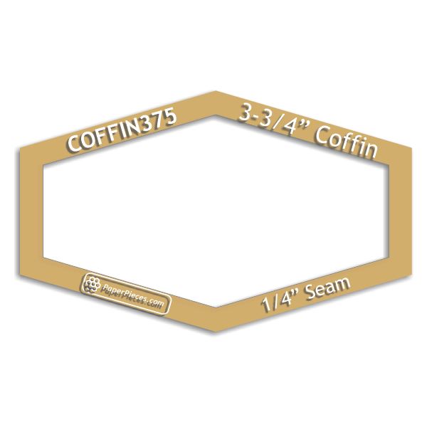 3-3/4" Coffin