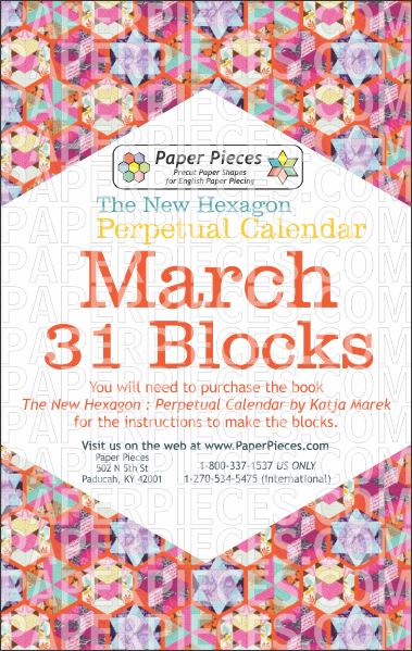 The New Hexagon Perpetual Calendar Piece Packs + Templates