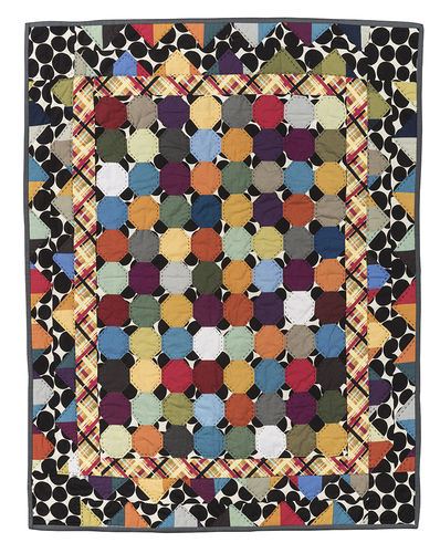 Baby Octagon from Mixing Quilt Elements by Kathy Daughty