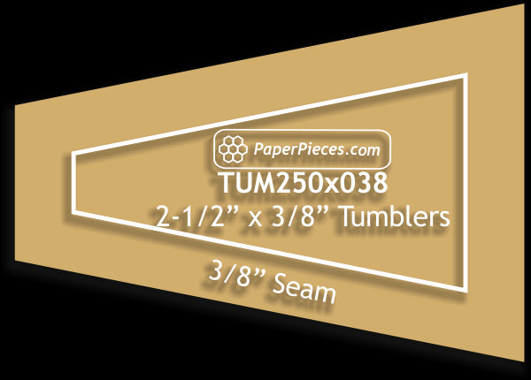 2-1/2" x 3/8" Tumblers