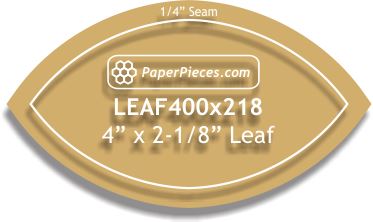 4" x 2-1/8" Leaf