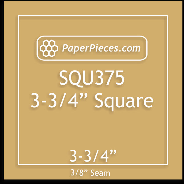 3-3/4" Squares